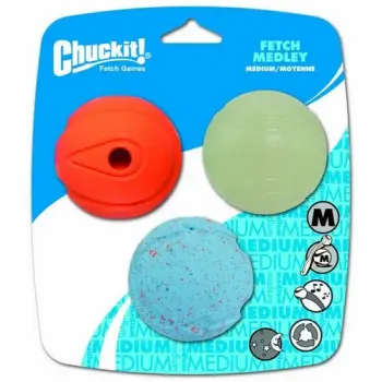 Chuckit! Fetch Medley Medium 3pak [520520]