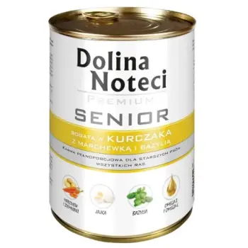 Dolina Noteci Premium Pies Senior Kurczak puszka 400g