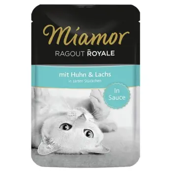 Miamor Ragout Royale z kurczakiem i łososiem w sosie saszetka 100g