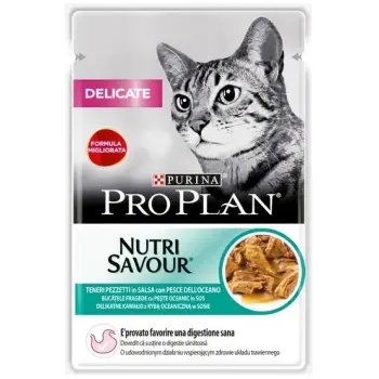 Purina Pro Plan Cat Delicate ryba oceaniczna saszetka 85g