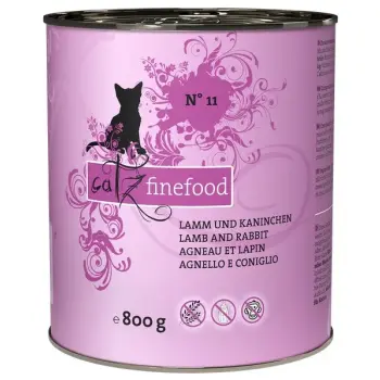 Catz Finefood Classic N.11 Jagnięcina i Królik puszka 800g