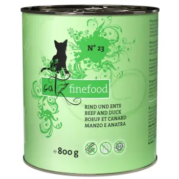 Catz Finefood Classic N.23 Wołowina i Kaczka puszka 800g