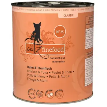 Catz Finefood Classic N.25 Kurczak i Tuńczyk puszka 800g