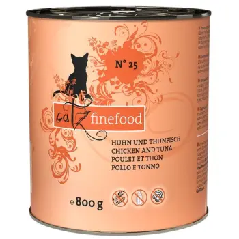 Catz Finefood Classic N.25 Kurczak i Tuńczyk puszka 800g