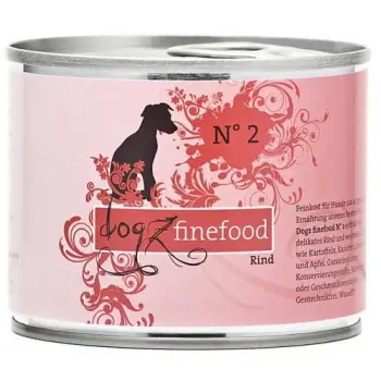 Dogz Finefood Classic N.02 Wołowina puszka 200g