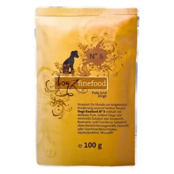 Dogz Finefood Classic N.08 Indyk i koza saszetka 100g