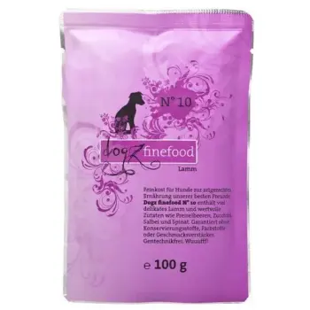 Dogz Finefood Classic N.10 Jagnięcina saszetka 100g