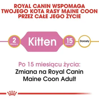 Royal Canin Maine Coon Kitten karma sucha dla kociąt, do 15 miesiąca, rasy maine coon 2kg