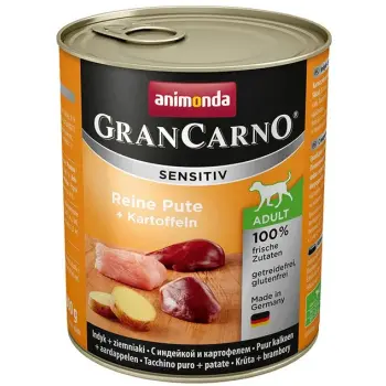 Animonda GranCarno Sensitiv Indyk + ziemniaki puszka 800g
