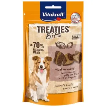 Vitakraft Dog Treaties Bits - Smaczne Kawałki - wątroba 120g [2328807]