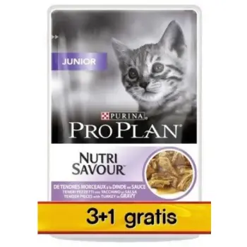 Purina Pro Plan Cat Junior saszetka 4x85g 3+1 gratis