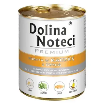 Dolina Noteci Premium Pies Kaczka i dynia puszka 800g