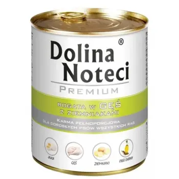 Dolina Noteci Premium Pies Gęś i ziemniaki puszka 800g