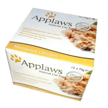 Applaws puszki dla kota Multipack Chicken 12x70g