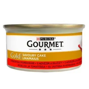 Gourmet Gold Savoury Cake z Wołowiną i pomidorami 85g