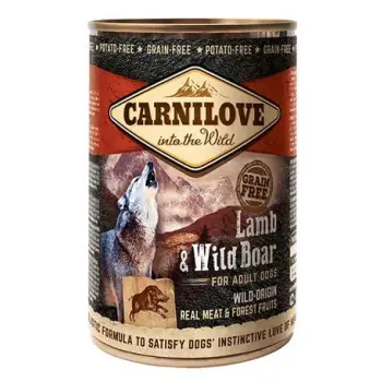 Carnilove Dog Wild Meat Lamb & Wild Boar Adult - jagnię i dzik puszka 400g