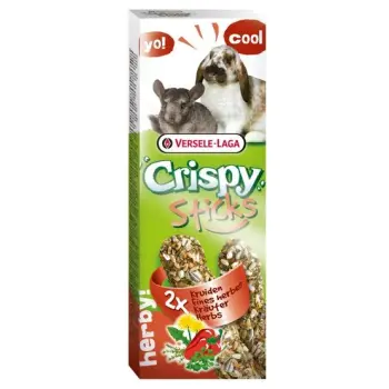 Versele-Laga Crispy Sticks Rabbit & Chinchilla Herbs - kolby dla królików i szynszyli z ziołami 110g