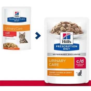 Hill's Prescription Diet c/d Feline Urinary Stress z kurczakiem saszetka 85g