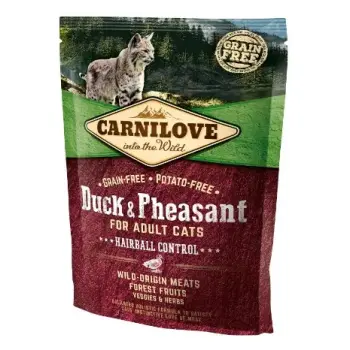 Carnilove Cat Duck & Pheasant Hairball Control - kaczka i bażant 400g