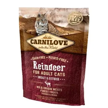 Carnilove Cat Reindeer Energy & Outdoor - renifer 400g