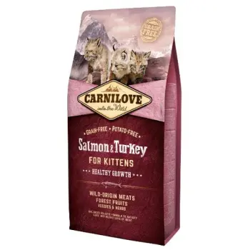 Carnilove Cat Salmon & Turkey for Kittens - łosoś i indyk 6kg