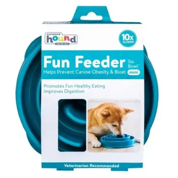 Outward Hound Fun Feeder Mini Miska turkusowa [51006]