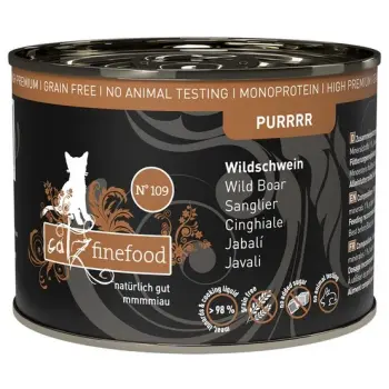 Catz Finefood Purrrr N.109 Dzik puszka 200g