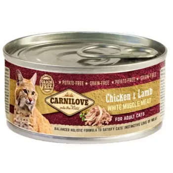 Carnilove Cat Chicken & Lamb - kurczak i jagnięcina puszka 100g