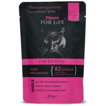 Fitmin Cat For Life Kitten Chicken saszetka 85g