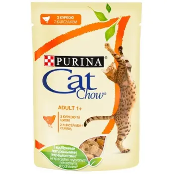 Purina Cat Chow Kurczak i cukinia saszetka 85g