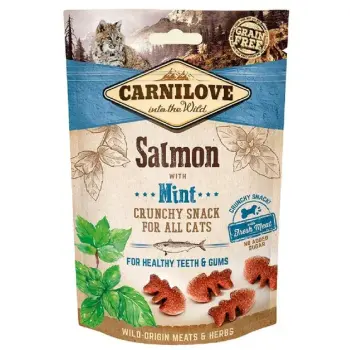 Carnilove Cat Snack Fresh Crunchy Salmon+Mint 50g
