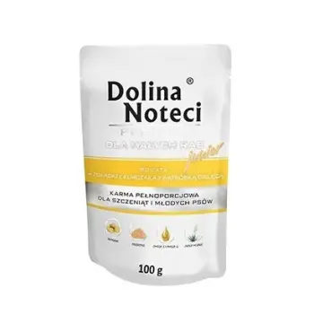 Dolina Noteci Premium Pies Junior Żołądki kurczaka i wątróbka cielęca saszetka 100g