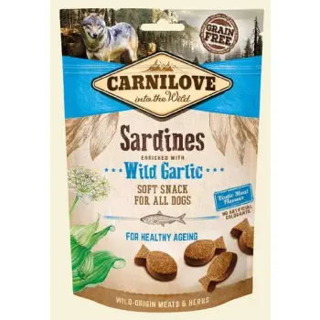 Carnilove Dog Snack Fresh Soft Sardines+Wild Garlic 200g