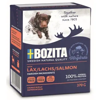 Bozita Dog Tetra Recart z łososiem w galaretce kartonik 370g