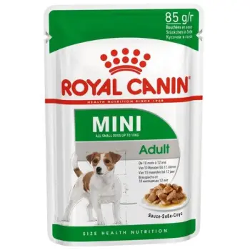 Royal Canin Mini Adult karma mokra w sosie dla psów dorosłych, ras małych saszetka 85g