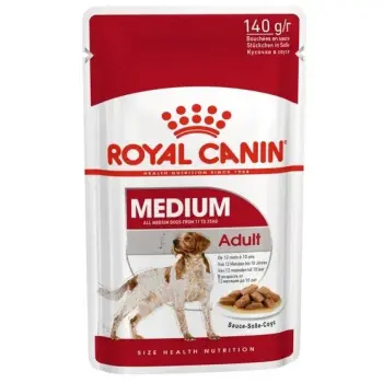 Royal Canin Medium Adult karma mokra w sosie dla psów dorosłych, ras średnich saszetika 140g