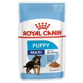 Royal Canin Maxi Puppy karma mokra w sosie dla szczeniąt, od 2 do 15 miesiąca życia, ras dużych saszetka 140g