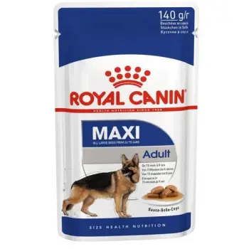Royal Canin Maxi Adult karma mokra w sosie dla psów dorosłych, do 5 roku życia, ras dużych saszetka 140g