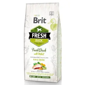 Brit Fresh Dog Adult Active Duck & Millet 12kg