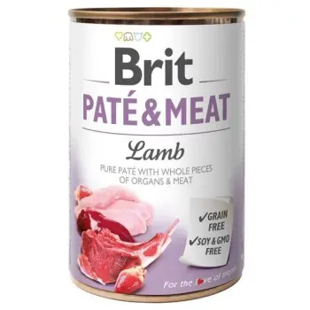 Brit Pate & Meat Dog Lamb puszka 800g