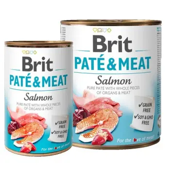 Brit Pate & Meat Dog Salmon puszka 800g