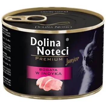 Dolina Noteci Premium Kot Junior Bogata w indyka puszka 185g