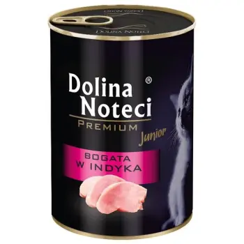 Dolina Noteci Premium Kot Junior Bogata w indyka puszka 400g