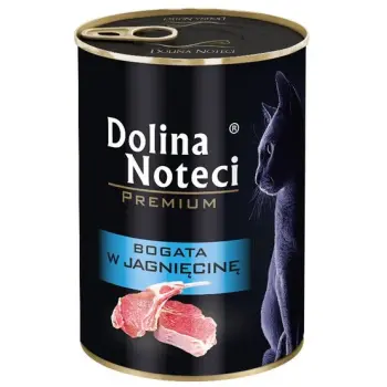 Dolina Noteci Premium Kot Bogata w jagnięcinę puszka 400g