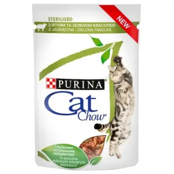 Purina Cat Chow Sterilised Jagnięcina saszetka 85g