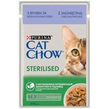 Purina Cat Chow Sterilised Jagnięcina saszetka 85g