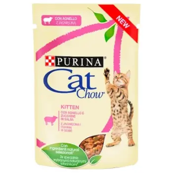 Purina Cat Chow Kitten Jagnięcina saszetka 85g