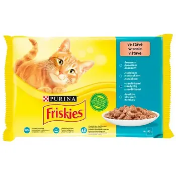 Friskies Mix Rybny w sosie saszetki 4x85g