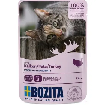 Bozita Cat Indyk w sosie saszetka 85g