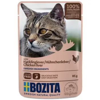 Bozita Cat Wątróbka kurczaka w galaretce saszetka 85g